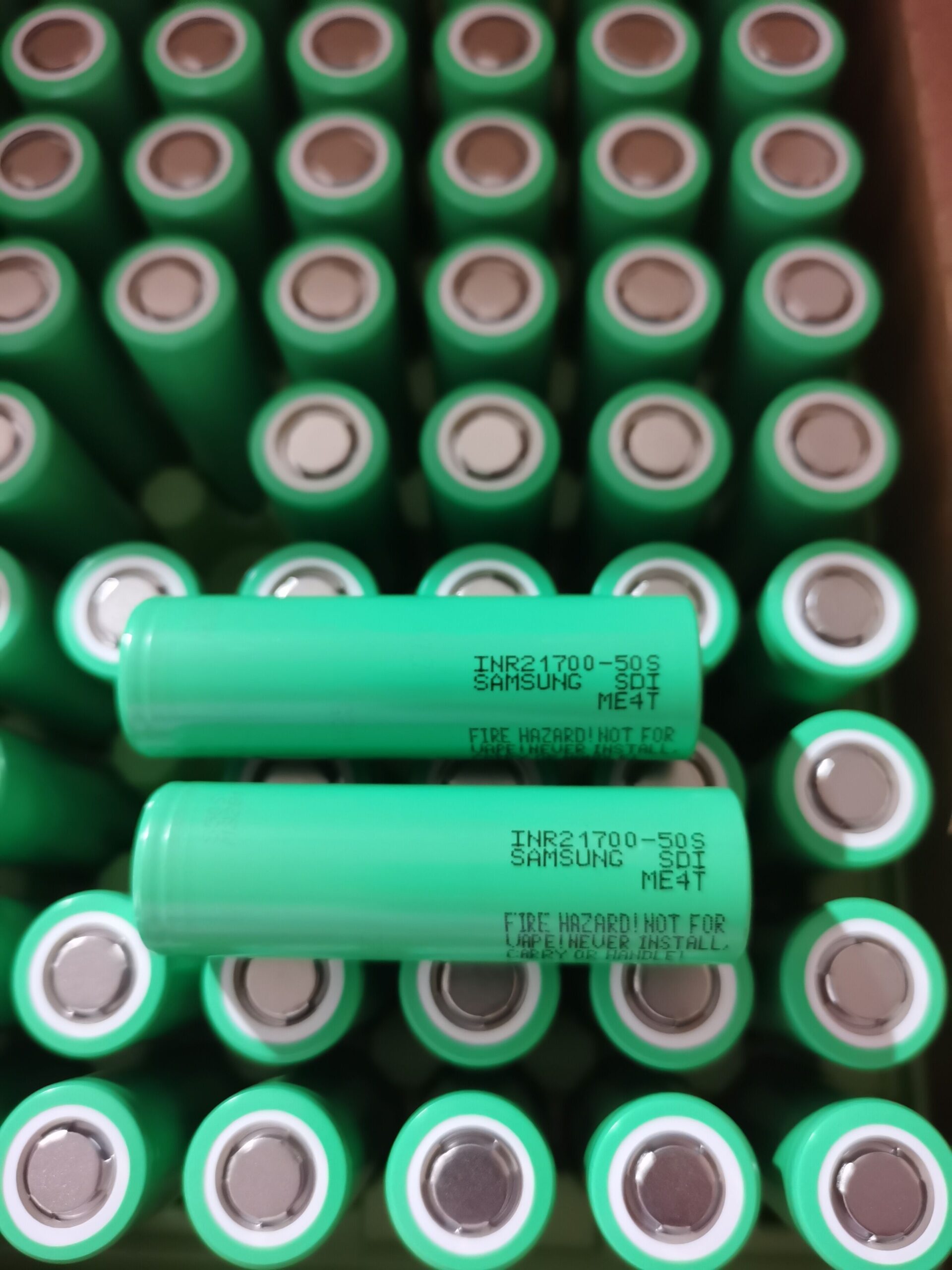 High discharge rate 21700 5000mAh 25A/45A Battery 3.6V Samsung 21700 50S li-ion Battery Cell for Drones/FPV - Image 3