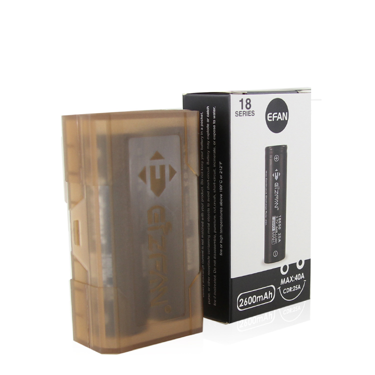 High quality Eizfan 18650 2600mAh Li-ion Rechargeable Battery Cell 3.6V 25A/40A for e-cigarette - Image 7