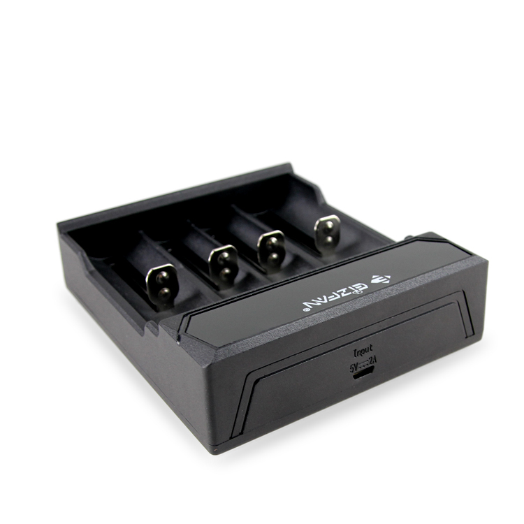 Good 4 Slots Battery Charger for 3.6V 3.7V Li-ion Batteries Eizfan NC4 LED Charger 18650 21700 20700 Battery USB Charger 5V 2A - Image 4