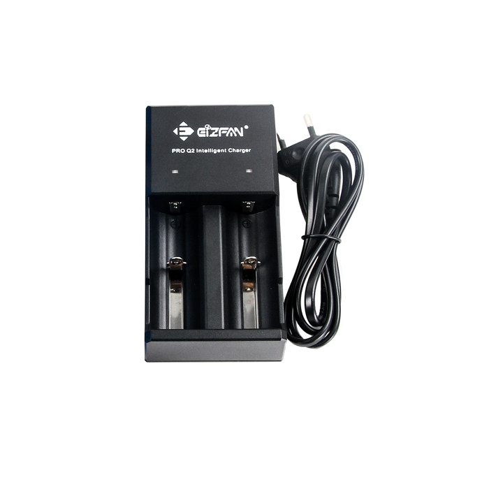 Efan Q2 Lithium ion Battery Charger 2 Slots LED plug Charger 3.6V 3.7V 18650 21700 Battery - Image 5