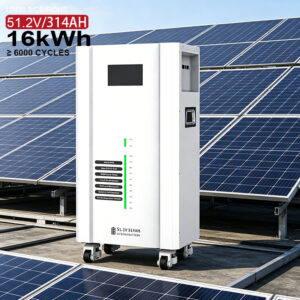 Pacco batteria LiFePO4 da parete da 51,2 V 314 Ah 16 KWh