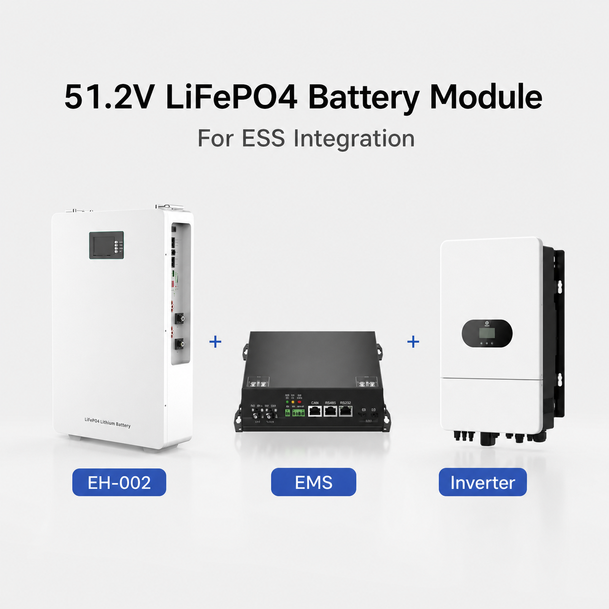 51.2Bateria solar montada na parede V 100Ah LiFePO4 com estoque de armazém da UE para sistema de armazenamento de energia residencial - Imagem 6