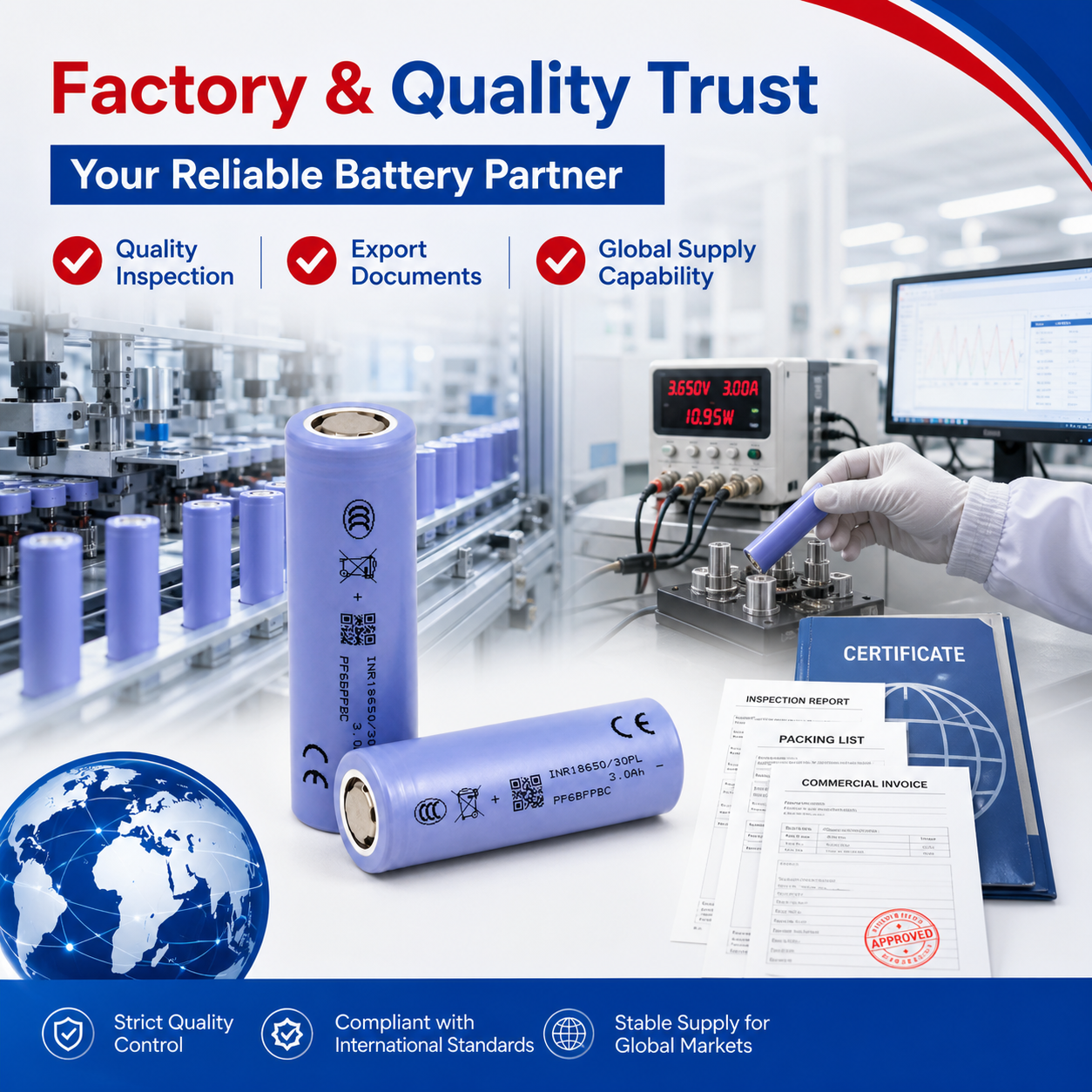 EVE 18650 30PL 3000mAh High Power Battery Cell | 3.65V High Discharge Lithium-ion Cell - Image 3