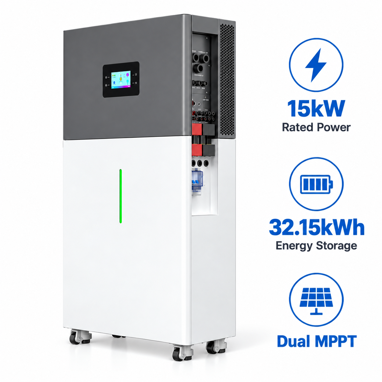 15kW 32.15kWh All in One Energy Storage System LiFePO4 Battery for Residential Solar PV Installer