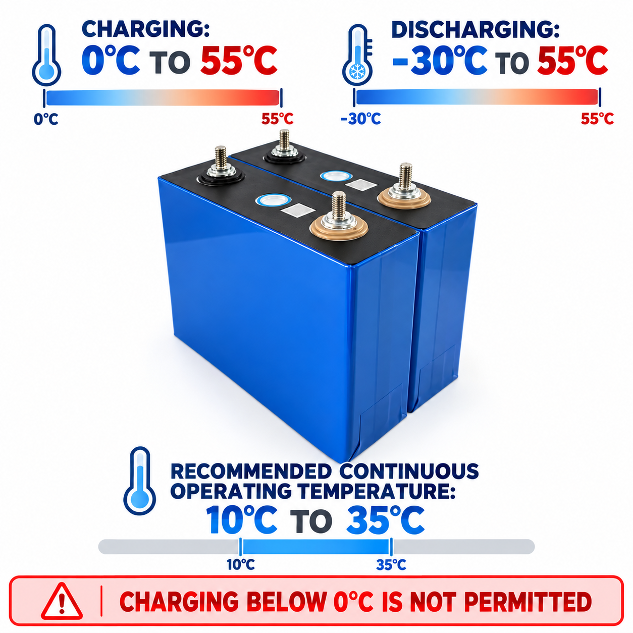 3.2V 100Ah LiFePO₄ Battery Cell for Energy Storage Applications - Image 3