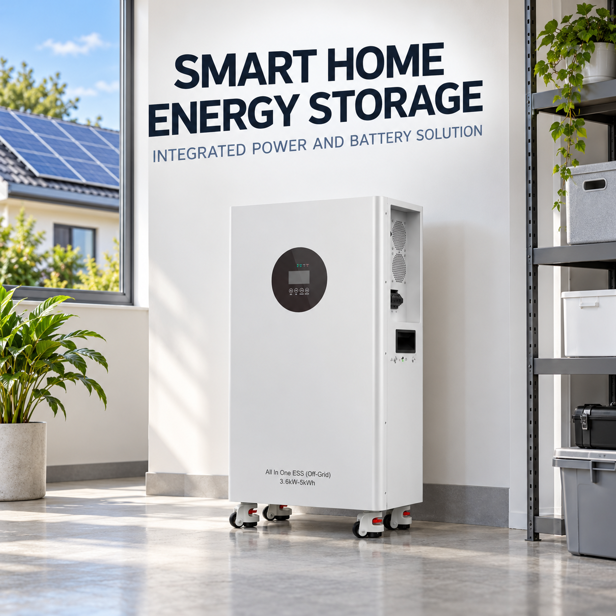 3.6KW 5KWH All-in-One Off-Grid Solar Energy Storage System for Home Backup Power EH-022 - Image 3