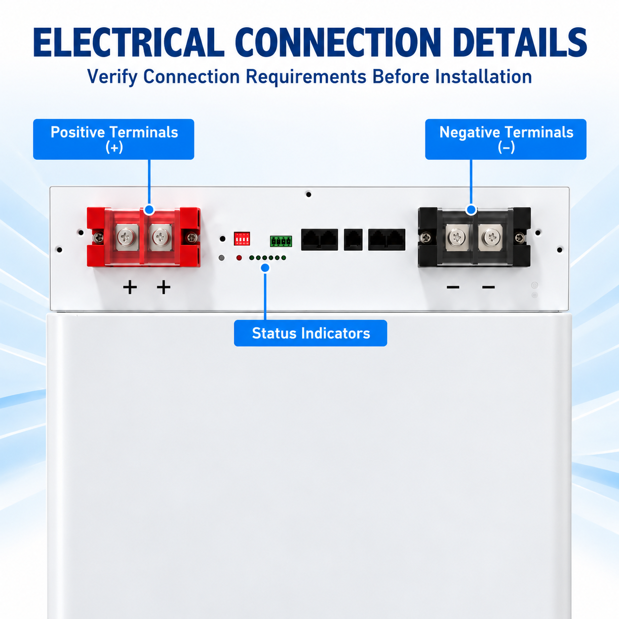 51.2V 300Ah LiFePO4 Home Energy Storage Battery for Solar Systems - Image 4