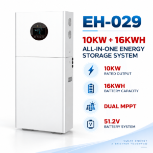 10KW 16KWH All-in-One Solar Inverter and LiFePO4 Battery Energy Storage System EH-029