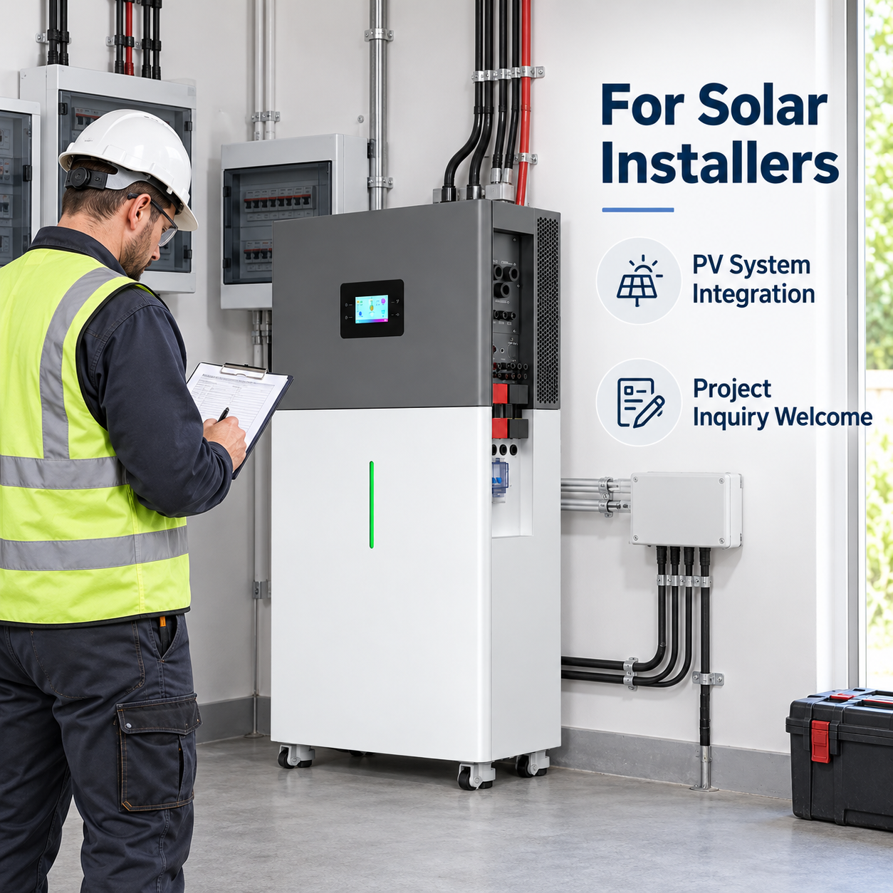 15kW 32.15kWh All in One Energy Storage System LiFePO4 Battery for Residential Solar PV Installer - Image 6