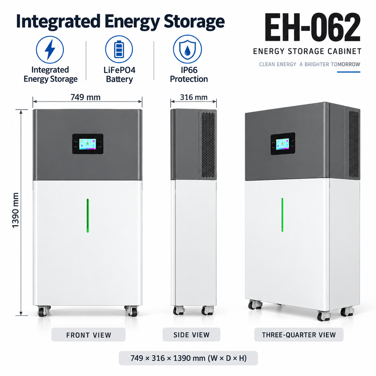 15kW 32.15kWh All in One Energy Storage System LiFePO4 Battery for Residential Solar PV Installer - Image 3