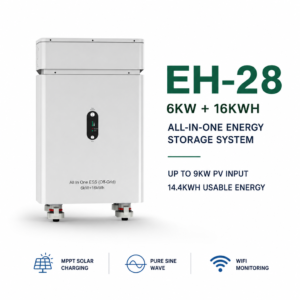 6KW 16KWH All-in-One Solar Energy Storage System with 9KW PV Input EH-28