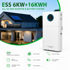 ESS 6KW+16KWH ALL-IN-ONE INVERTER &BATTERY SYSTEM 314AH LiFePO4 Battery EH-26